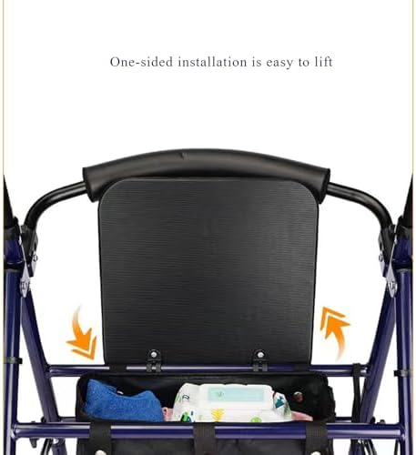 YZRYXHWL Rollator Seat Cushion, 12 "X12 Replacement,Rolling Walkers Replacement Parts(1ea Black)