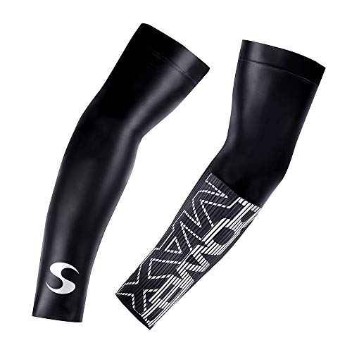 Synergy Neoprene Swim Sleeves - Adult, Sporty, Black, Women-Adults, Swimmers, Triathletes