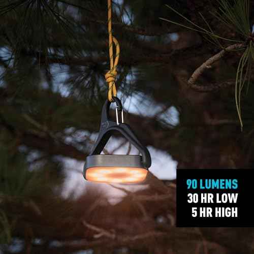 Nite Ize Radiant Revolve Rechargeable & Solar Lantern - Premium Solar Light for Camping Accessories & Backpacking Gear - Weather-Resistant Design with 360-Degree Rotating Body
