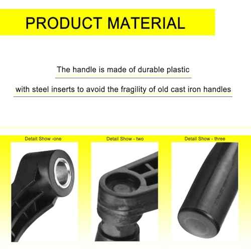 514007742 10601009A1 Drill Press Crank Handle Compatible with Sears Craftsman and Most 9/16" (14mm) Crank Handle, 360¡Æ Rotatable