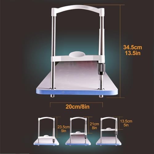 Optometry Lifting Chin Bracket, Adjustable Optical Instrument Chin Rest, Curved Ergonomic Vision Training Forehead Support, Optometry Equipment Accessories, For Auto Refractometer