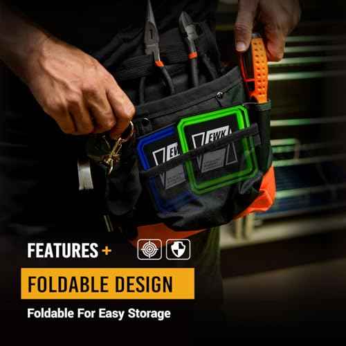 EWK 4 Pcs Collapsible Magnetic Parts Tray Set, Silicone Magnetic Bowls for Screws, Small Tools, Lug Nuts, and Bolts