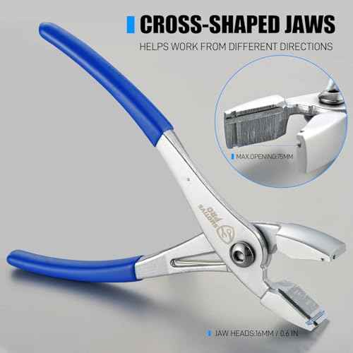 Multi-Directional Hose Clamp Pliers, Multi Directional Universal Automotive Repair Plier for Fuel Lines, Radiator Hoses, Hold Clamps