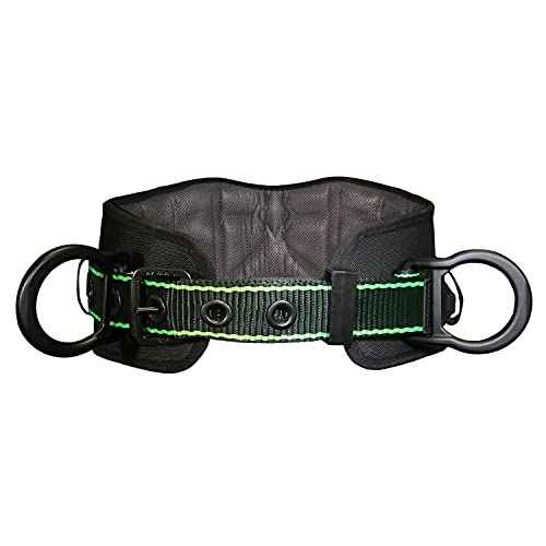 AFP Heavy-Duty 2 D-Ring Waist Body Belt w/Tongue Buckle Premium Stitching (OSHA/ANSI PPE)