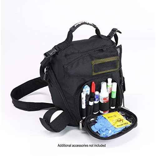 MUELLER Sports Medicine Medi Kit Sling Bag for Men and Women, Athletic Training Kit Bag Only, Medical Supply Bag for Sports Teams, Over the Shoulder Medical Pack, Black, One Size