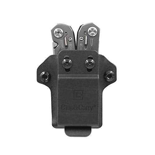 Clip & Carry Kydex Multitool Sheath for The Gerber Suspension - Made in USA - EDC Multi Tool Sheath Holder Holster Cover - Black