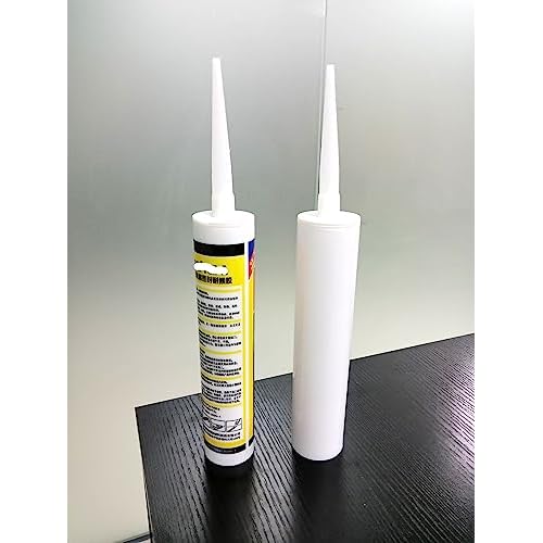 Caulking Nozzle for Caulk Gun, Reusable Silicone Caulk Nozzle Applicator Durable Epoxy Piston Caulk Nozzle (White-16 pieces)