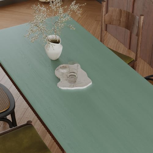 VaryPaper Rustic Green Wood Contact Paper Peel and Stick Countertops Wood Wallpaper Waterproof Wood Grain Vinyl Wrap for Cabinets Desk Table Removable Self Adhesive Wood Laminate Sheets 15.7''x78.7''