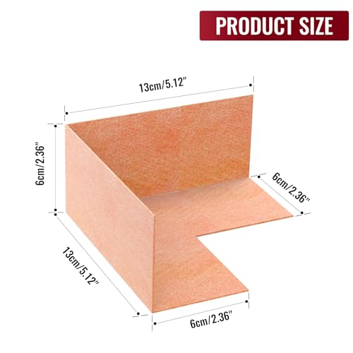 2 Pack Inside Waterproof Membrane, Waterproofing Membrane Seamlessly Fits the Corner, for Bathroom Shower Steam Room Toilet Kitchen