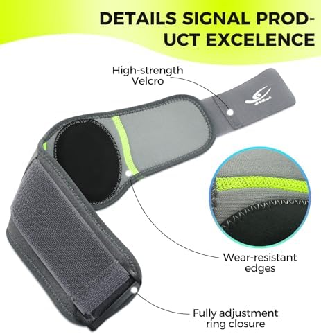 HiRui Elbow Brace with Gel Pad Support for Forearm Tension Relief, Tennis Elbow Brace Adjustable Elbow Strap Pressure Band for Tendonitis Weightlifting Golfer Baseball (Gray-2 Pack)