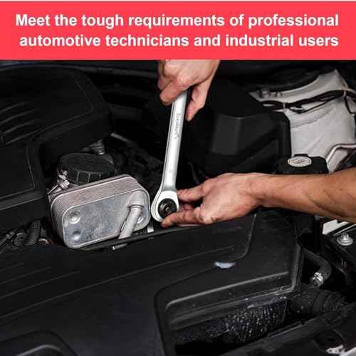 Towallmark Ratcheting Wrench Set 14pcs, Metric Fixed Head Wrench Set, Metric 6-19mm, Cr-V Steel Ratchet Wrenches Set with Storage Bag for motorcycle/car/mechanical etc.