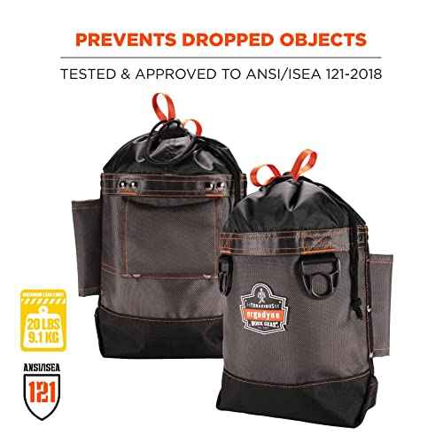Ergodyne Arsenal 5926 Topped Bolt Bag Tool Pouch ? Short, Polyester , Gray