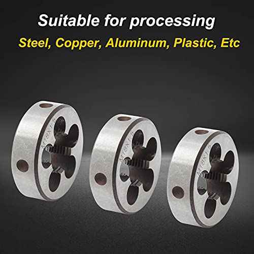M18 x 1.5 Metric Right Hand Thread Die for Threading, 18mm Thread & 1.5mm Pitch, Alloy Steel
