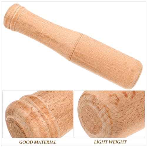 Veemoon Small Wood Carving Mallet Hammer, Solid Woodworking Hammer DIY Handmade Beech Wooden Mallet Wood Carving Tools with Comfortable Handle Reduces Hand Fatigue (3-Ounce, 7.8Inch)