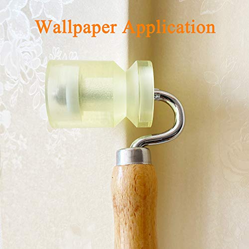 CARTINTS Rubber Seam Roller, Wallpaper Roller for Auto Car Audio Sound Deadening Application, Sound Heat Insulation Mat Wallpaper Application, Perfect for Processing Edges