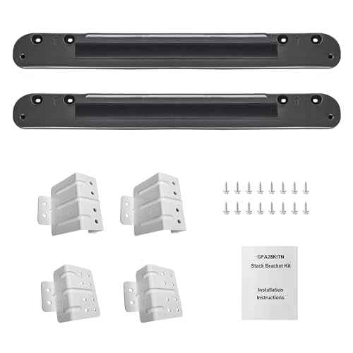 Stacking Kit Compatible with GE Washer Dryer Stack Bracket Kit,Fit For GE Washer GFW550 650 655 850 950 For GE Dryer GFD55 65 85 95, For 28 inch GE Washer and Dryer Stacking Kit