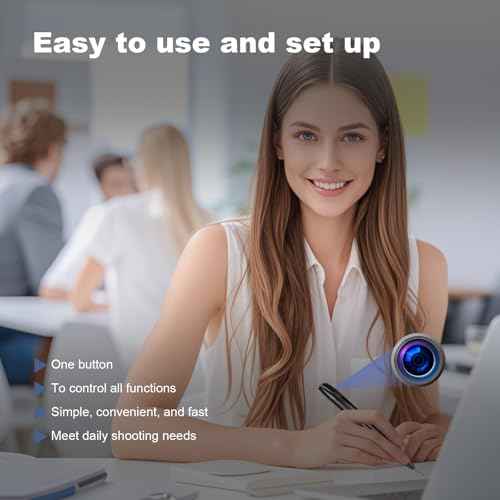 Multi-Function Camera Pen, 1080P HD Mini Camera with 64GB Card, Long Battery Life, USB Data Transfer, Includes 5 Refills