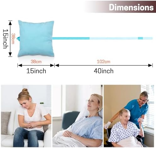 SWISSELITE Hysterectomy Tummy Pillow with Pocket for Abdominal Surgery, Hernia C-Section Healing Protector Pillow to Relieve Pressure, Cervical Cancer Recovery Gifts