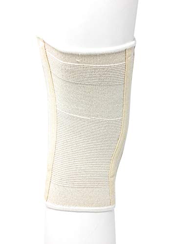 CHAMPION Knee Brace Flexible Stays Knit Elastic, White, X-Large