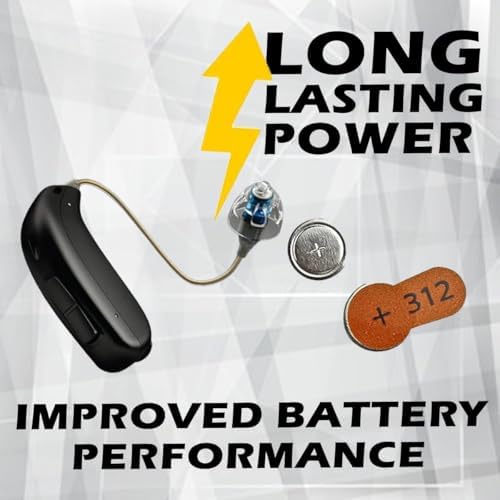 Size 312 Mercury Free 1.45V Hearing Aid Batteries Zinc Air (120 Batteries)