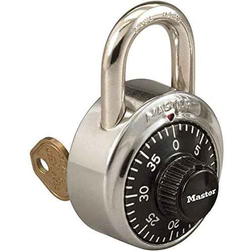 Tucson Tools Combination Padlock with Key! Great for Schools, Gym, Work Lockers!