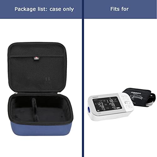 FBLFOBELI Hard Storage Case Compatible with OMRON Platinum BP5450/10 Series BP7450/Gold BP5350/7 Series BP7350 Blood Pressure Monitor with Upper Arm Cuff, Case Only