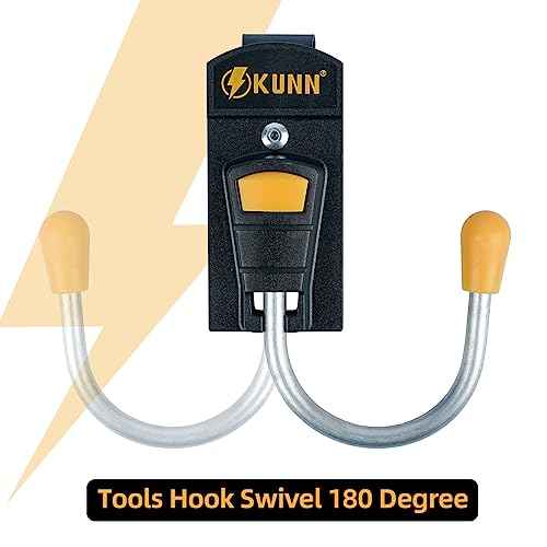 KUNN Tool Holster - Tool Belt Hook Cordless Drill Holder Single,Strong Clip,Tool Belt Accessories
