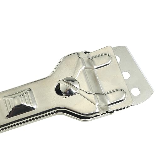 All Metal Heavy Duty Scraper Tool (5 blades) for Removing Stains and Cleaning Stovetops Countertops Appliances and Glass Debris