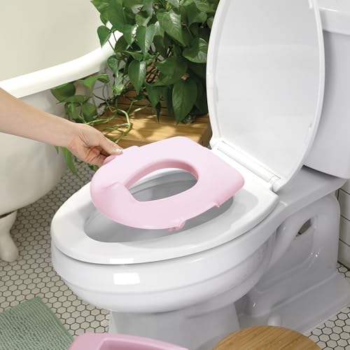 Ingenuity My Size Potty Pro in Pink, Infant Potty Training Toilet, Lifelike Flushing Sound, for Ages 18 Months, Up to 50 Pounds
