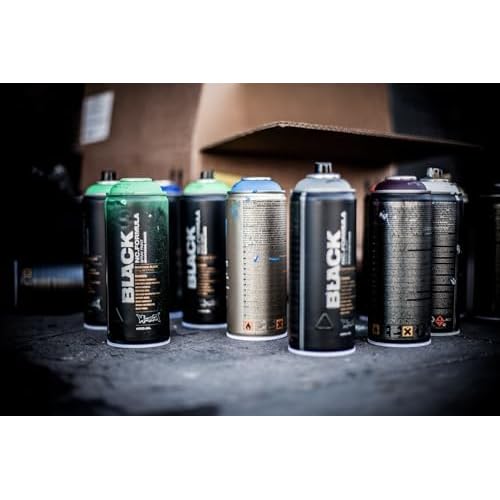 Montana Cans BLACK Spray Paint, 400ml, Halloween