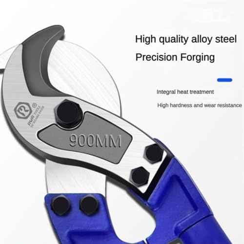 2Pcs Heavy Duty Cable Cutters Set - 10&14-inch,for Copper and Aluminum Cable Cutter, Includes 2 Pcs,Stainless Steel Wire Rope Cutter