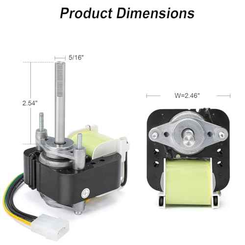 62345000 88624000 Motor Replacement - Quiet Operation, Easy Installation, Long-Lasting Performance, Compatible with LS100SE, LS50SE, LS80SE, Replaces Part J238-100-10074 and J238-100-10075
