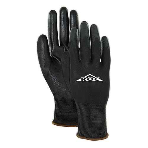 MAGID ROC Lightweight Polyurethane Palm Coated Work Gloves, 12 Pairs, BP169