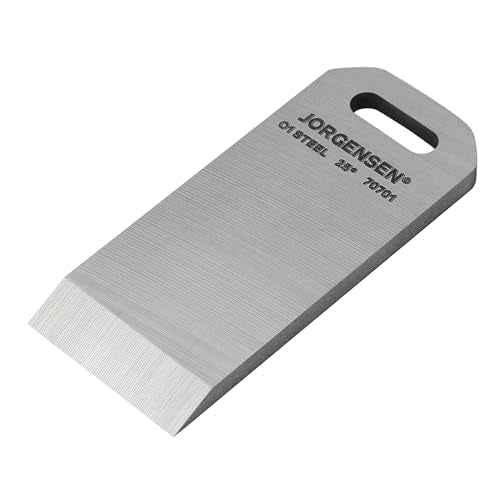 JORGENSEN Mini Block Plane Blade - for Mini Wood Planer, Professional Level O1 Steel Blade, High Hardness & Long Edge Retention, 3mm Thickness Replacement Blade