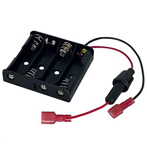 Durablow DC352 6V DC Battery Pack with Fuse Compatible with Dexen Fireplace Electronic IPI Pilot Ignition Control Module GM8K-1 (352-BP) DC352
