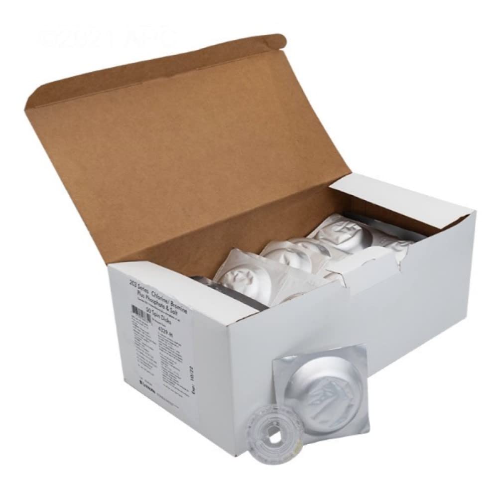 Lamotte 4329-H Chlorine/Bromine Plus Phosphate Disk for Spin Lab, Pack of 50
