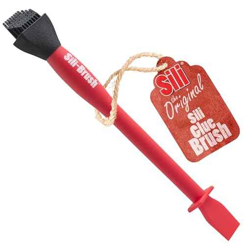 Sili Non-Stick 1" Wood Glue Brush, Easy Clean Silicone Wood Glue Applicator for Woodworking, Arts, Hobby and Crafts