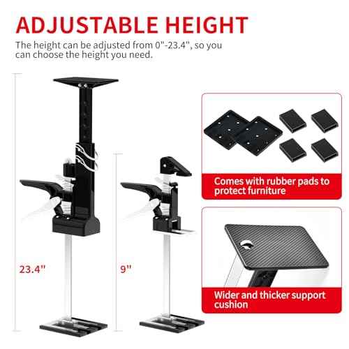 SauHandi Cabinet Jacks for Installing Cabinets,3rd Hand Support System with 365 LB,Hand Lifting Jack Tool,23.4 inches Third Hand Tool Adjustable Support Pole Installing Cabinet Jack