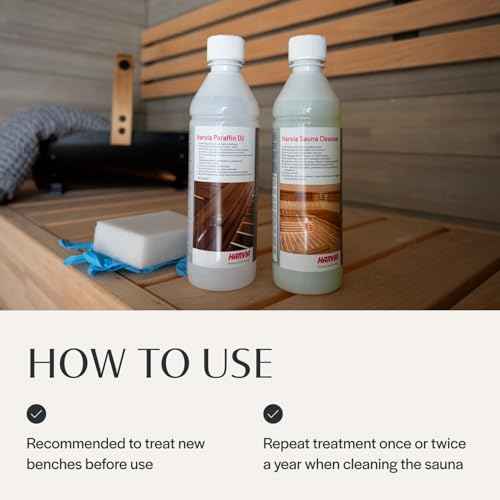 Almost Heaven Saunas Paraffin Oil, Wooden Bench & Surface Protection Oil, Wooden Surface Treatment to Protect & Accentuate Natural Wood Color, Extend Your Home Sauna Lifespan, 16.9 FL OZ
