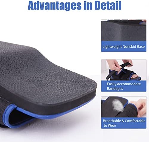 GHORTHOUD Post op Shoe for Broken Toe Lightweight Shoes Medical Orthopedic Foot Brace Off-loading Healing shoe for Foot Surgery (Medium)