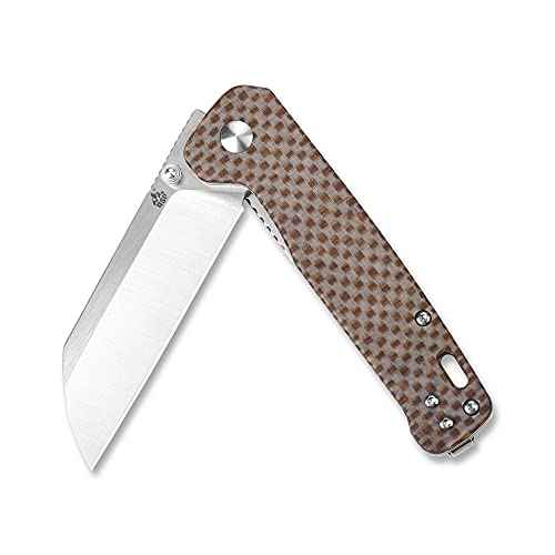 QSP Penguin Folding Knife ? Rugged D2 Blade ? Premium Micarta Handle ? Smooth One-Hand Open ? Deep Carry Clip ? Left/Right-Handed Friendly ? Perfect for EDC and Outdoor Adventures