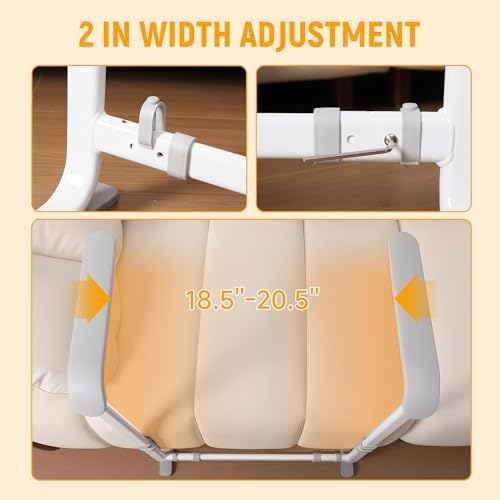 Couch Stand Assist with Handrails, Width and Height Adjustable Stand Assist Aid for Elderly, Up to 400 LBS, Sofa and Chair Lift Assist Devices for Seniors, Disabled and Patients, Gray