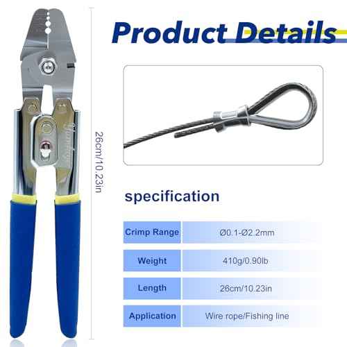 99FT Wire Rope Crimping Tool Kit, 304 Stainless Steel Cable with 150PCS Aluminum Crimping Sleeves and 15PCS Thimbles for Fishing Leader Making Kit, Decking, Garden Hanging Lamp.