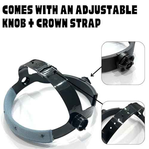 Universal Welding Helmet Headgear Replacement | Welding Headgear Compatible with Fibre Metal, Honeywell, YesWelder, + Many More Welding Hoods | Welding Helmet Accessories From Ridge Products