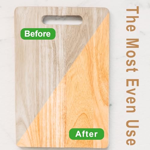 3 Pcs Cutting Board Oil 4 oz Applicator Wood Cutting Board Oil Wax with Brush for Butcher Block and Wooden Kitchen Tools