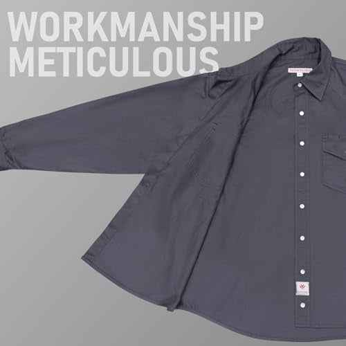 YESWELDER FR Welding Shirts Flame Resistant Lightweight, 100% Cotton NFPA2112 Fire Retardant Welding Jacket for Men Women