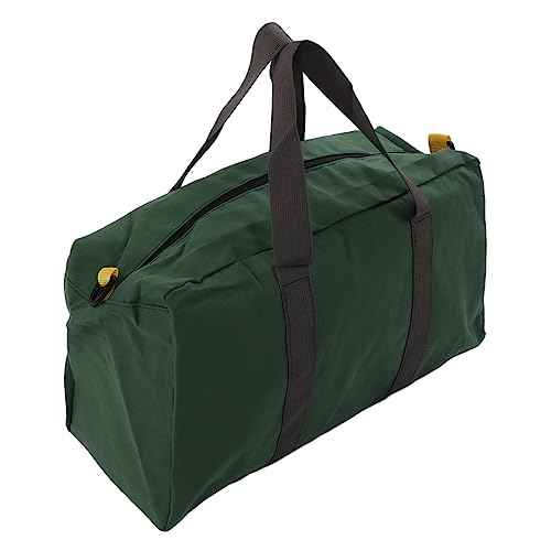 Fdit Hand Tool Storage Bag, Wearable Material Tool Tote Heavy Duty Large Capacity Wide Mouth Portable for Wrenches for Electrician (20in / 50.8cm)