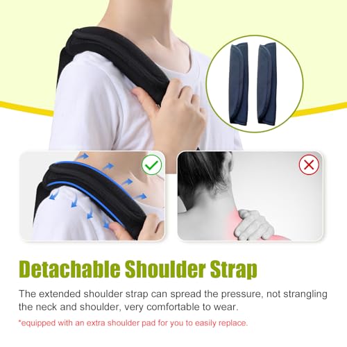 Kids Arm Sling for Boys with Dinosaur Print – Adjustable Fracture Support Sling for Stable Injuries, Post-Surgery & Recovery (Dinosaur, Large)
