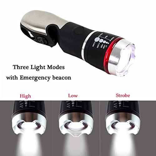 Multi Tool LED Flashlight All In One Tool Light Tactical Torch for Cars Emergency Camping with Glass Breaker and Seat belt Cutter(Black)