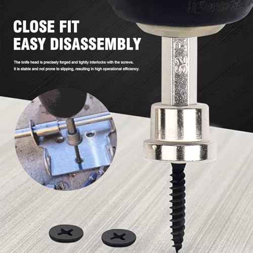 10pcs Magnetic Drywall Screwdriver Bits Set, PH2 Hexagonal Handle, 25mm x 5 Pcs & 50mm x 5 Pcs